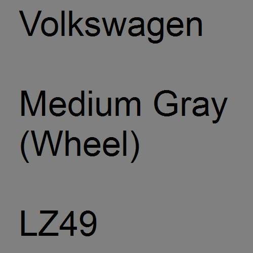 Volkswagen, Medium Gray (Wheel), LZ49.